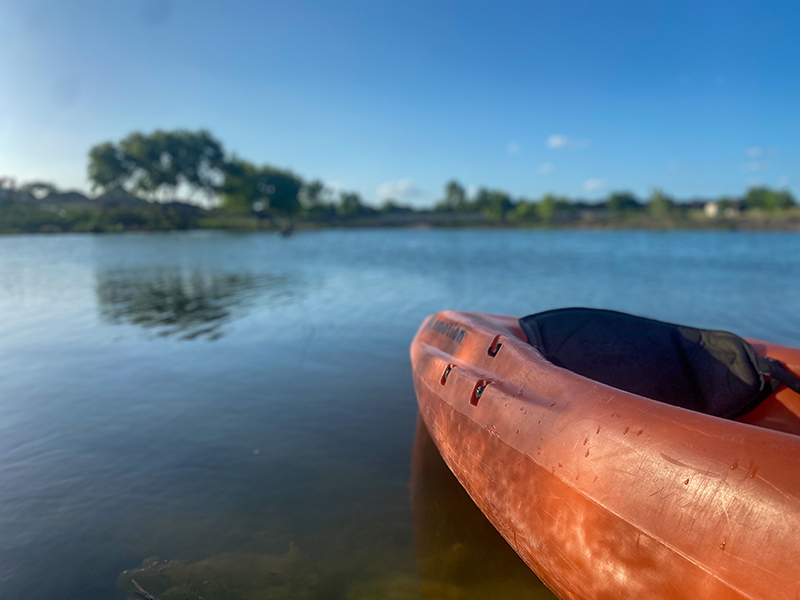 Lake Buda kayak